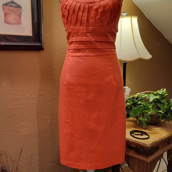 Orange Marvin Richards Dress, Size 8 - Picture 4 of 4